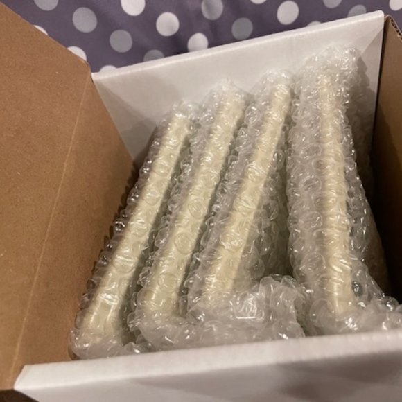 (SOLD)  Pfaltzgraff Cappuccino Square Appetizer Plates set of 4 - Picture 3 of 3